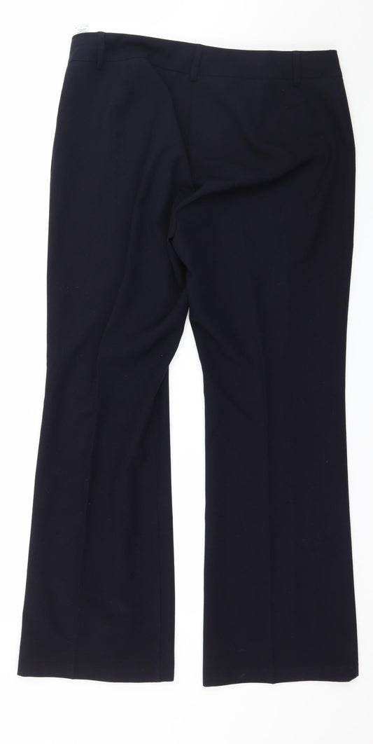 Marks and Spencer Womens Blue   Trousers  Size 14 L30 in