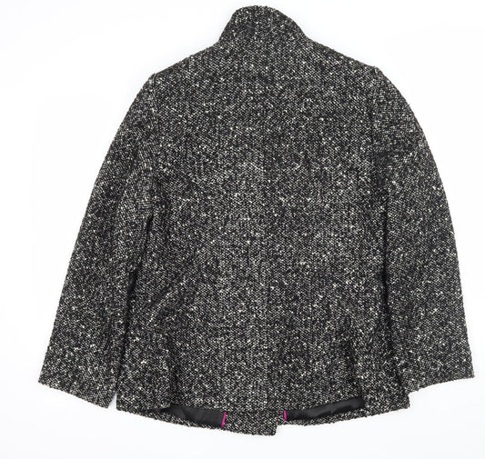 Lakeland Womens Black   Pea Coat Coat Size 14