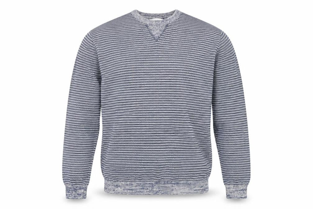 Lakeland Mens Blue Striped  Pullover Jumper Size L