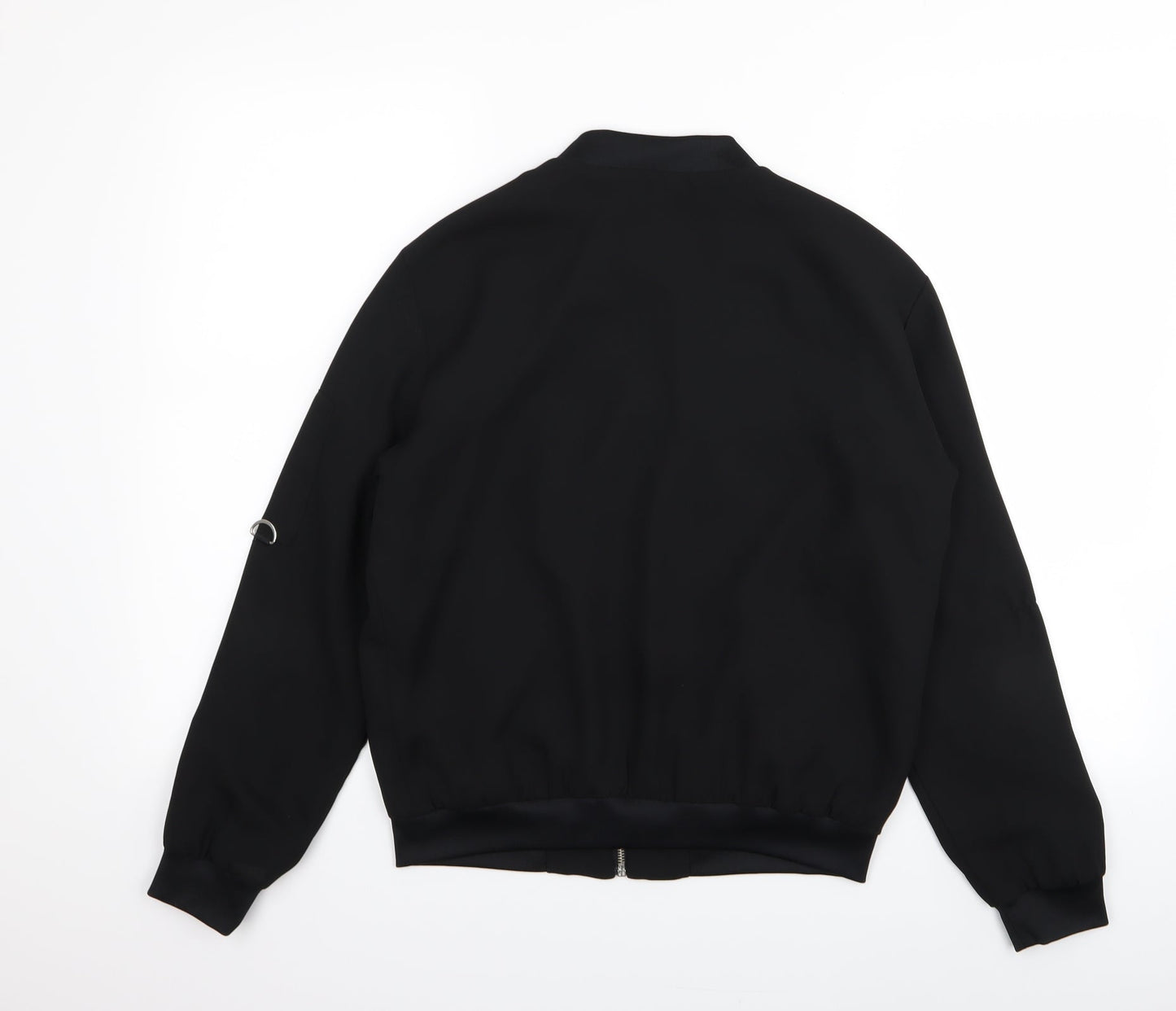 Zara Womens Black   Full Zip Jumper Size S