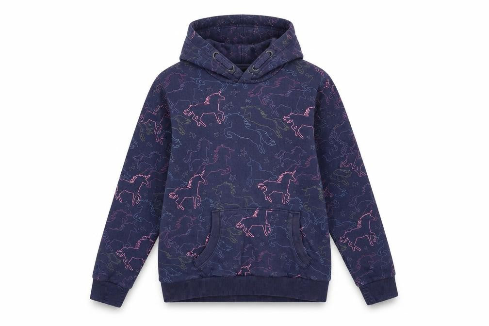 Next Girls Blue Animal Print  Pullover Jumper Size 12 Years
