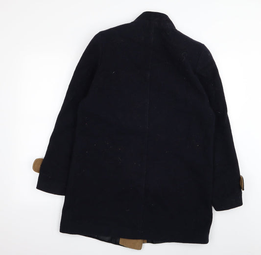 EWM Womens Blue   Overcoat Coat Size 10