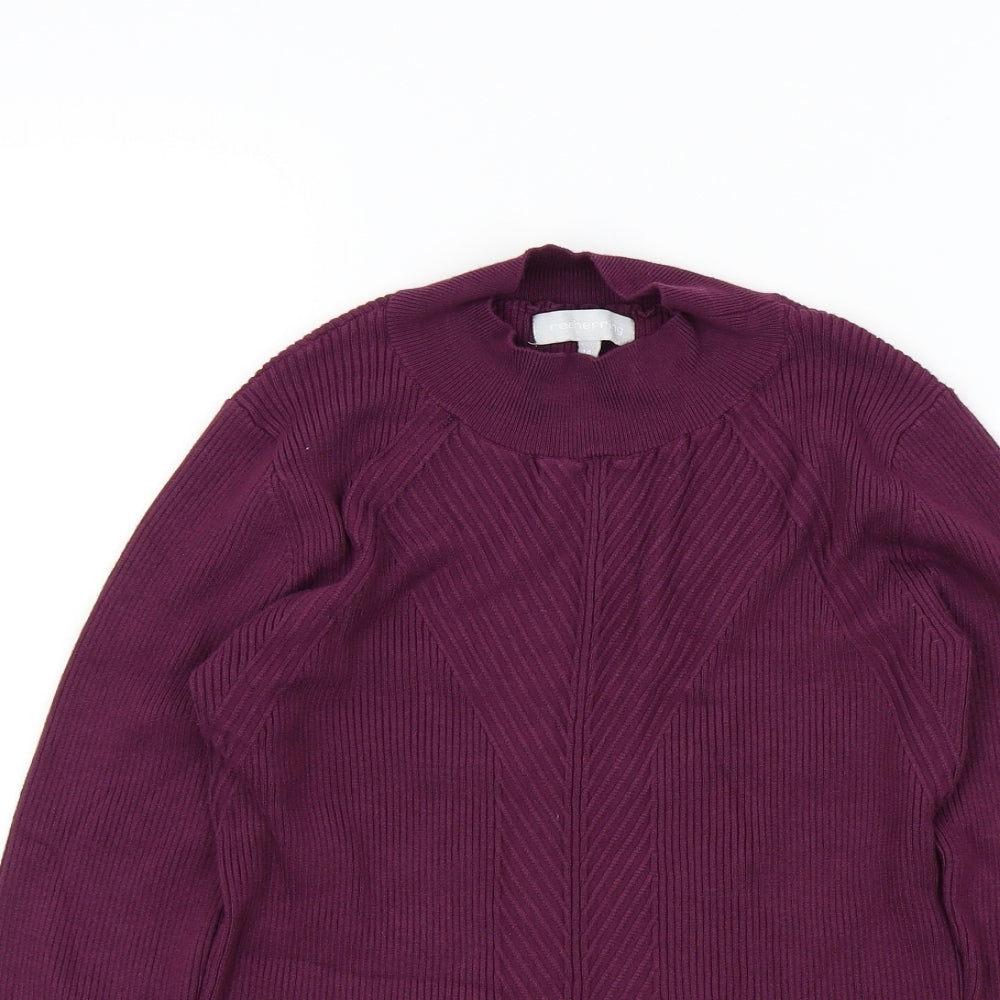Red Herring Womens Purple   Pullover Jumper Size 14