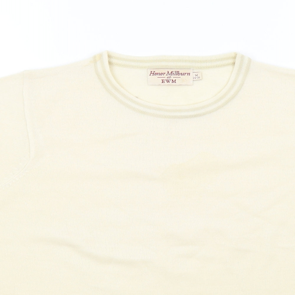 EWM Womens Beige   Pullover Jumper Size 14