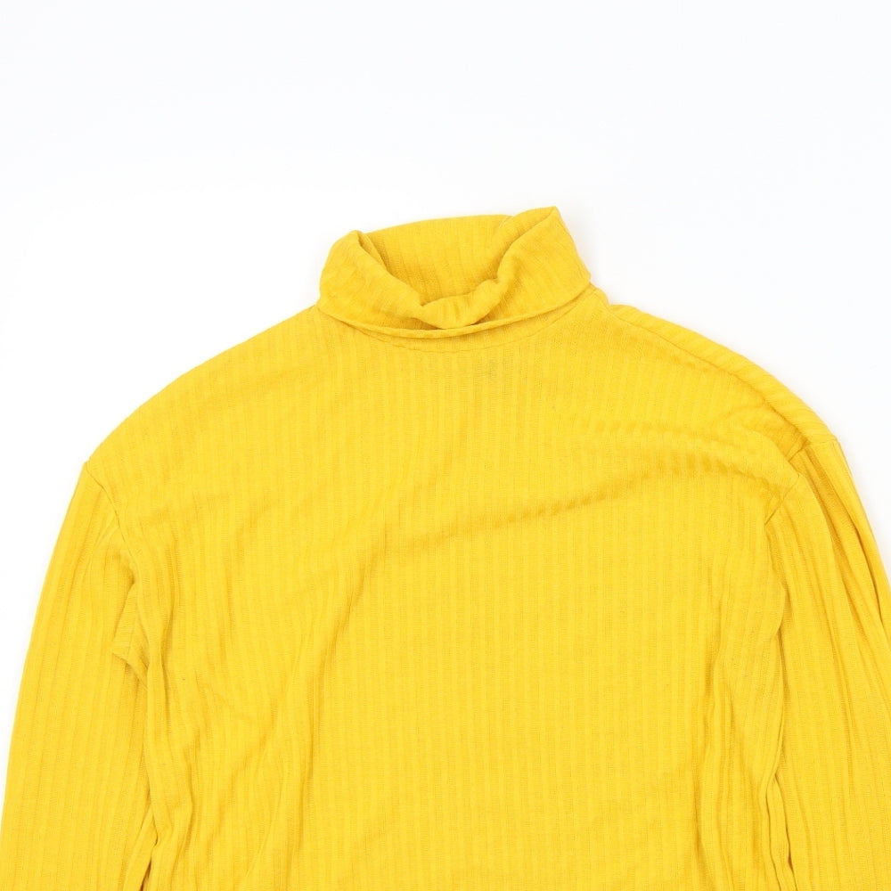 H&M Womens Yellow   Pullover Jumper Size XS
