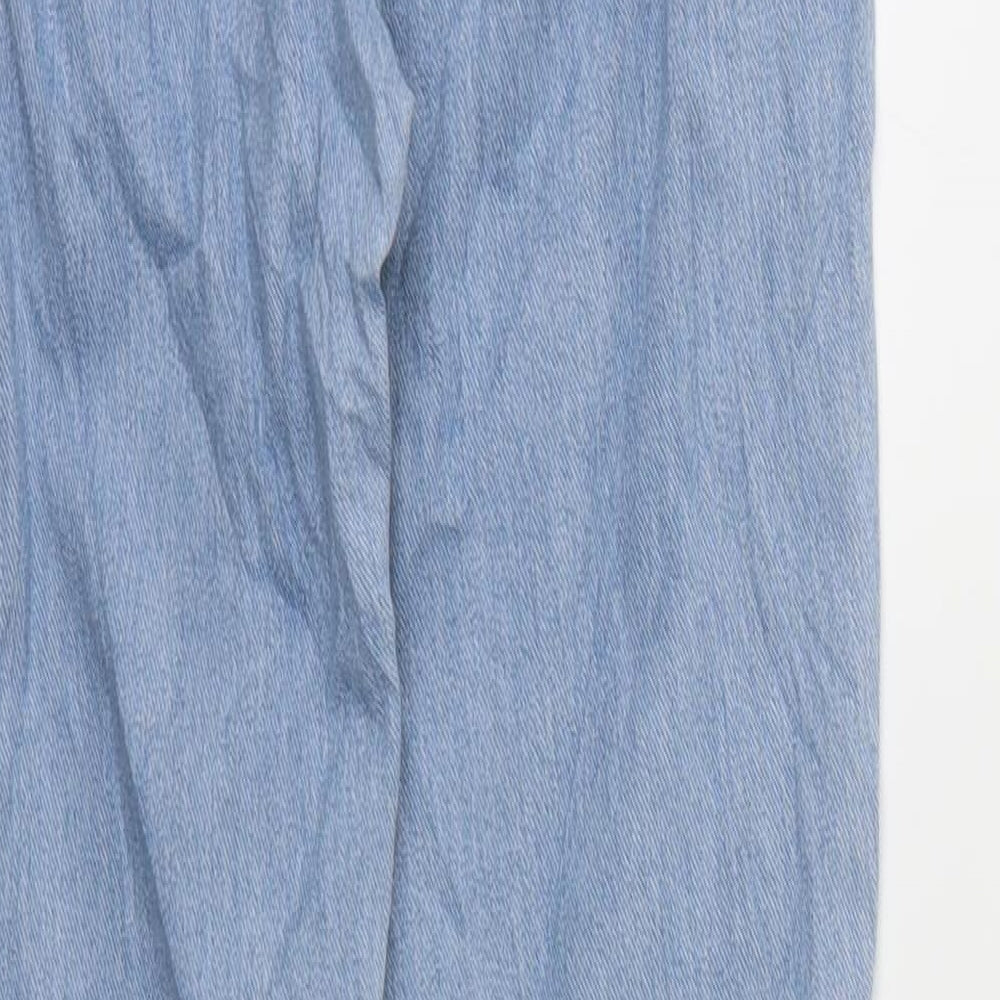 NEXT Womens Blue   Skinny Jeans Size 10 L26 in - Stretch waistband