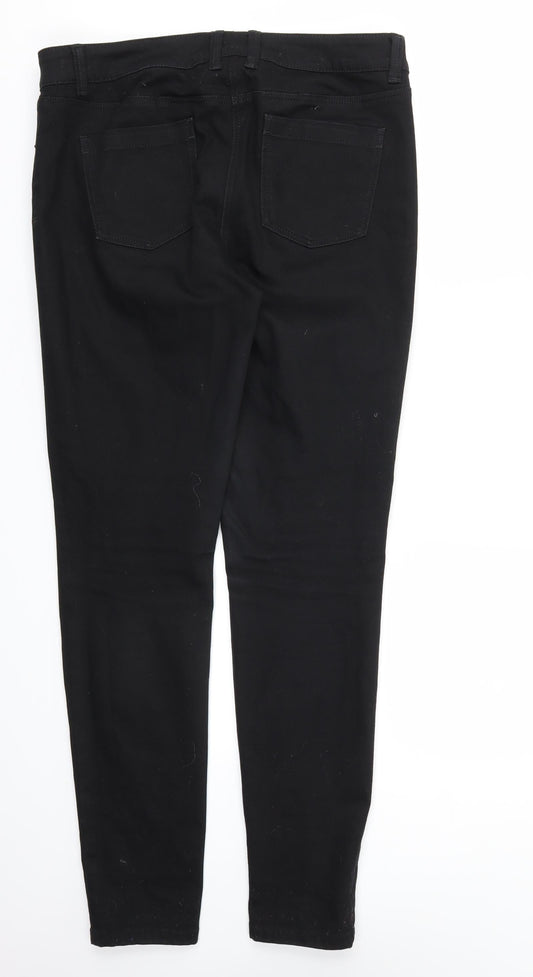 Preworn Womens Black   Skinny Jeans Size 34 L32 in