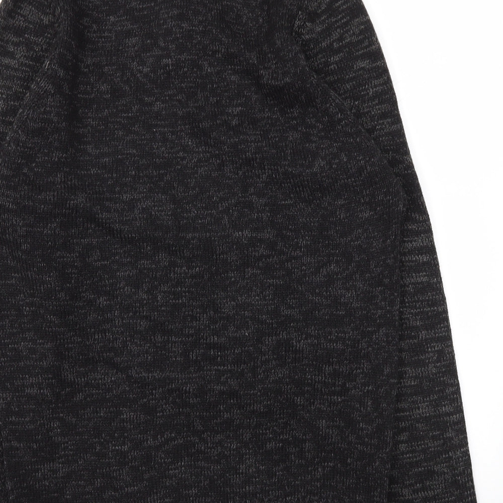Peacokcs Mens Black   Pullover Sweatshirt Size M