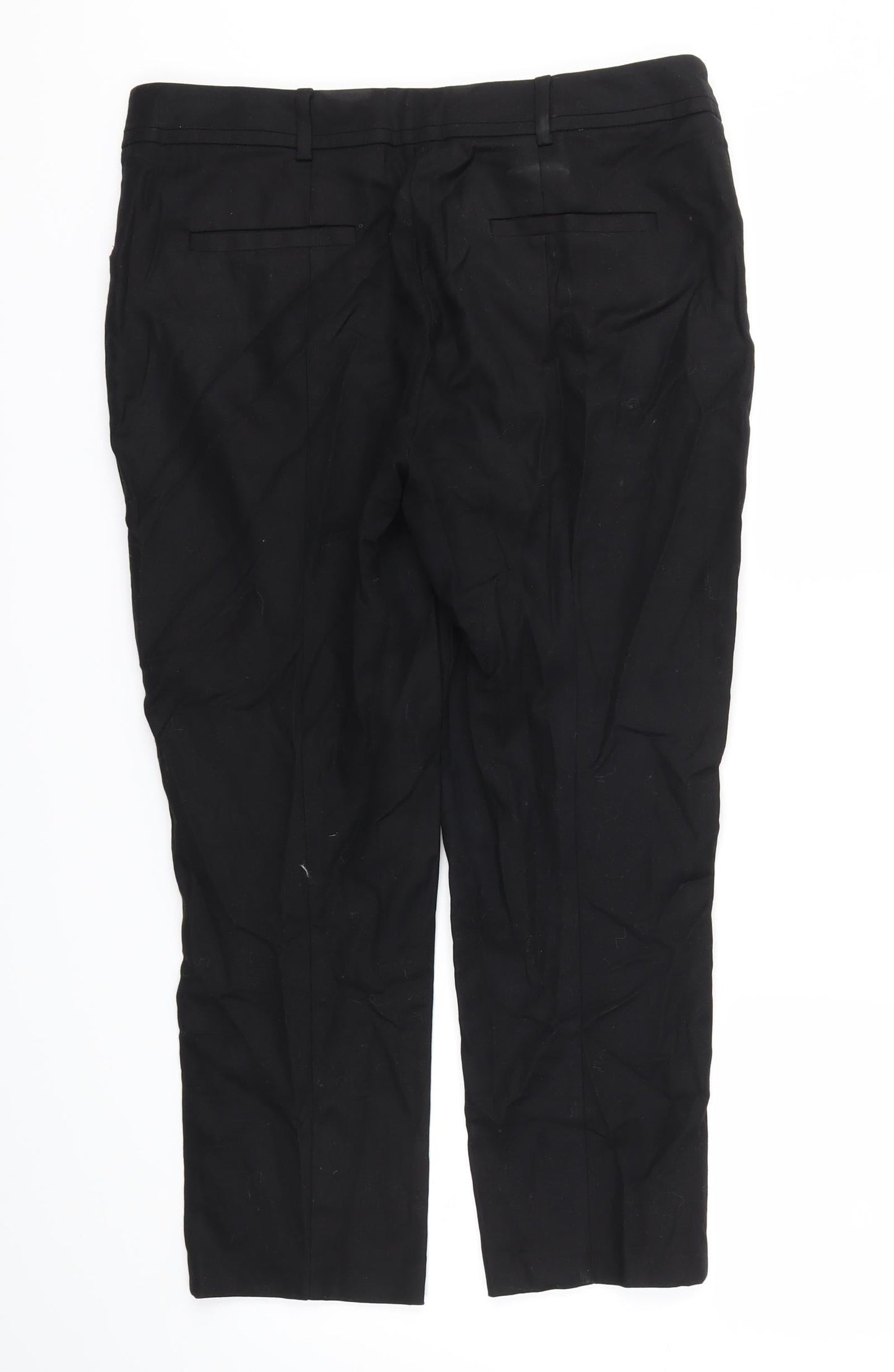 ASOS Womens Black   Capri Trousers Size 12 L23 in