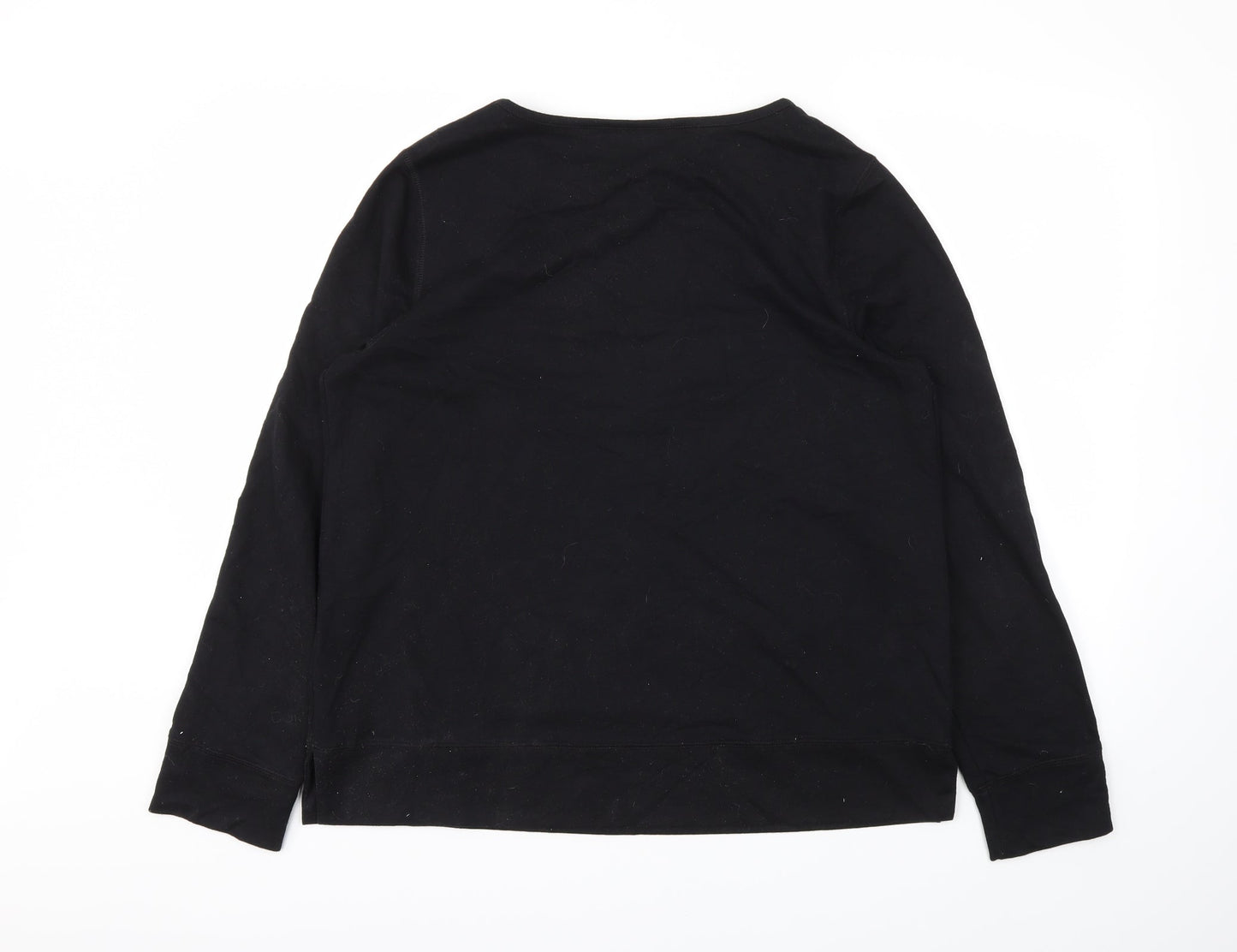 Kim Rogers Womens Black   Pullover Jumper Size L