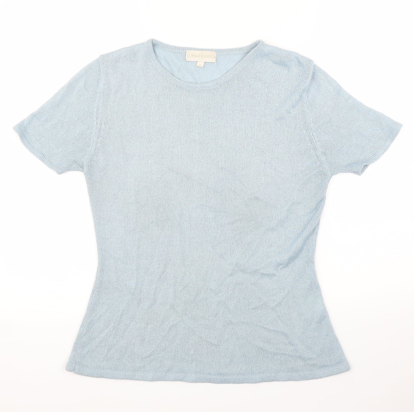 Le Maglie Womens Blue   Basic Blouse Size S