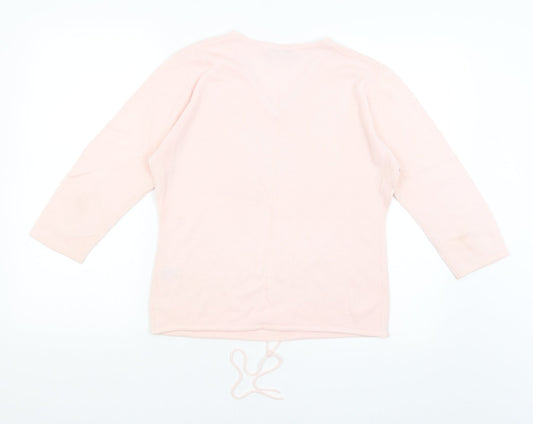 Debbie Morgan Womens Pink   Pullover Jumper Size M