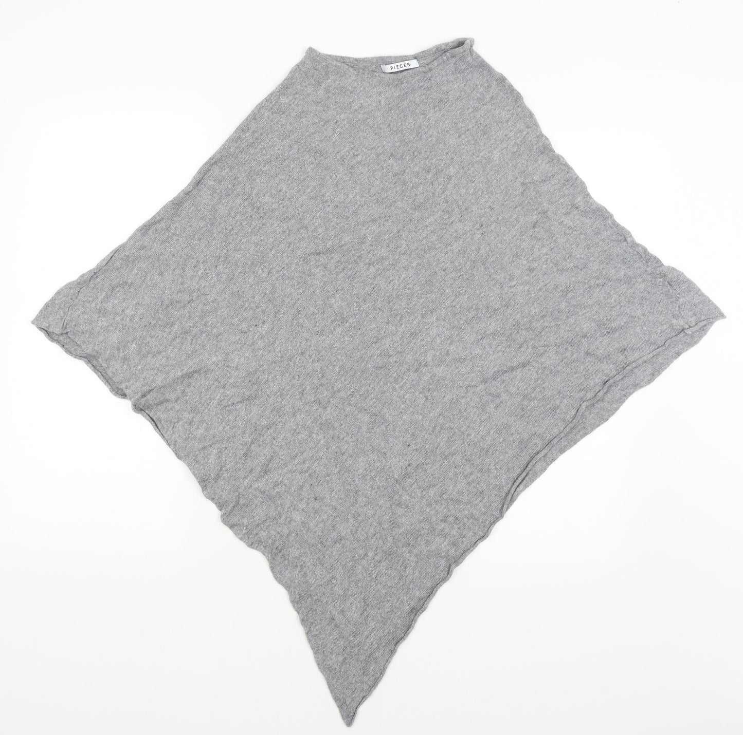 Pieces Womens Grey   Shrug Jumper One Size