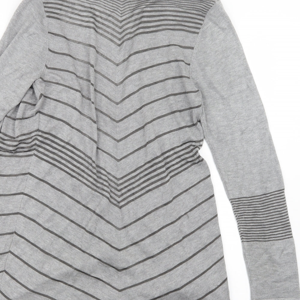 Per Una Womens Grey   Cardigan Jumper Size 14