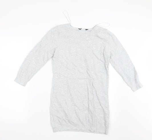 Dorothy Perkins Womens Grey   Pullover Jumper Size 10
