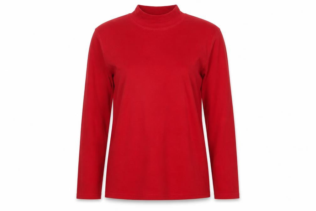 Alexara Womens Red   Basic T-Shirt Size 12