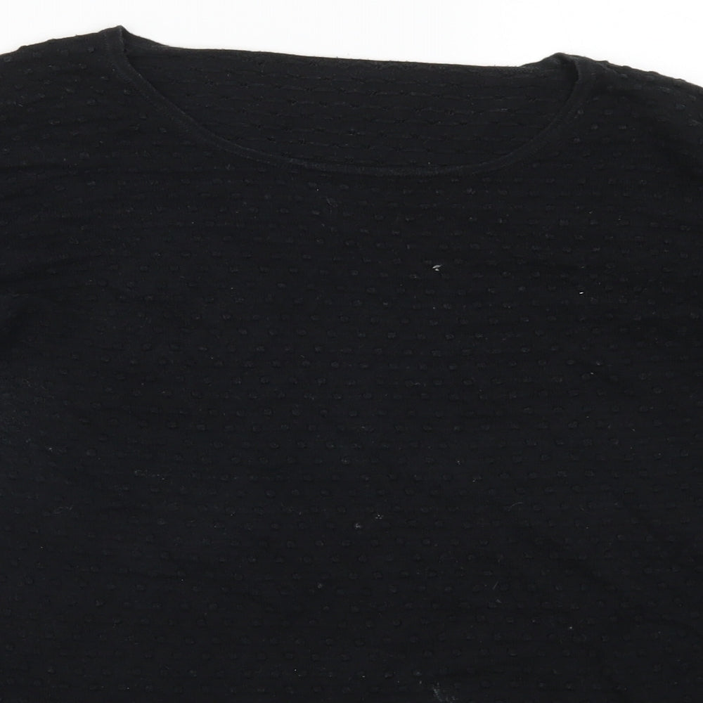 Preworn Womens Black   Basic T-Shirt Size L