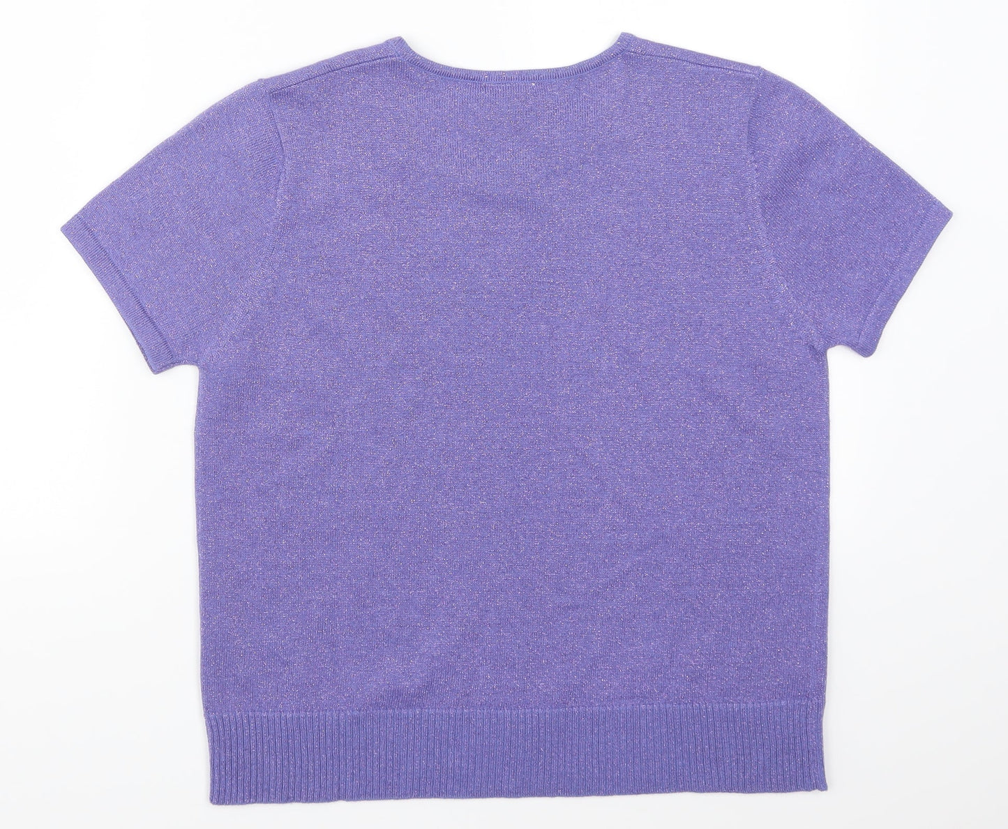 Poppy Womens Purple   Pullover Jumper Size 12