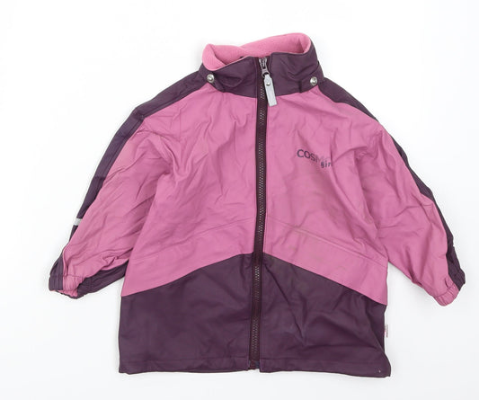 Cosmo Girls Pink   Basic Coat Coat Size 18 Months