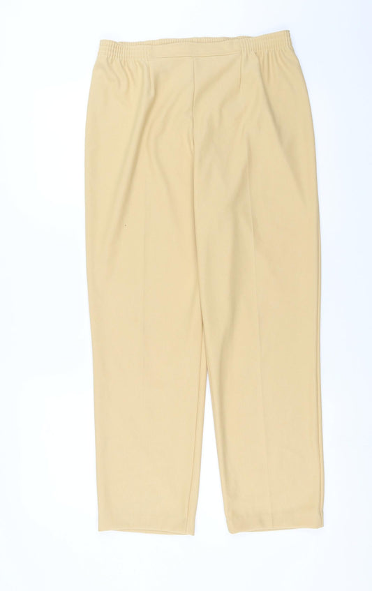 Preworn Womens Yellow   Trousers  Size 30 in L27 in