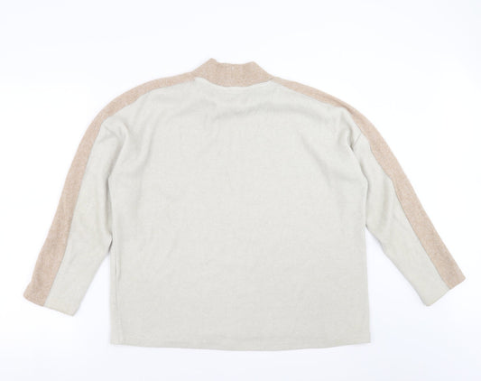 Sainsburys  Womens Beige   Pullover Jumper Size 14