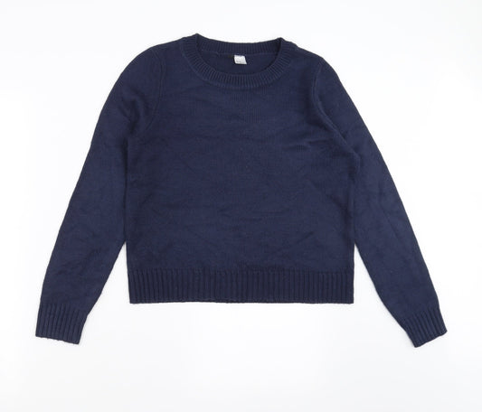 Divided by H&M Womens Blue   Pullover Jumper Size XS