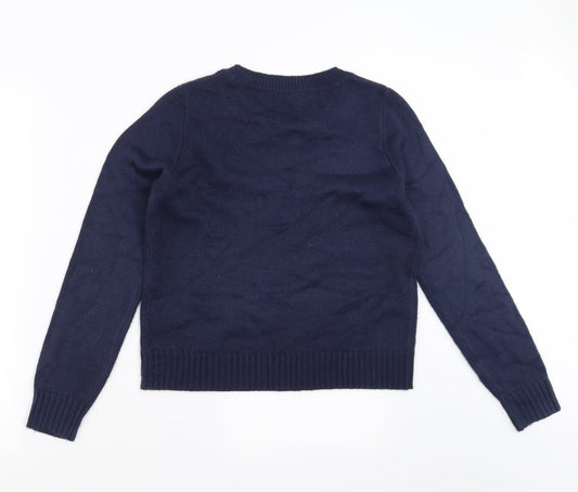 Divided by H&M Womens Blue   Pullover Jumper Size XS