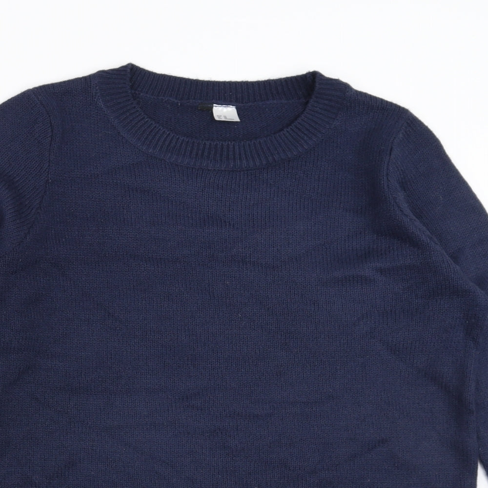 Divided by H&M Womens Blue   Pullover Jumper Size XS