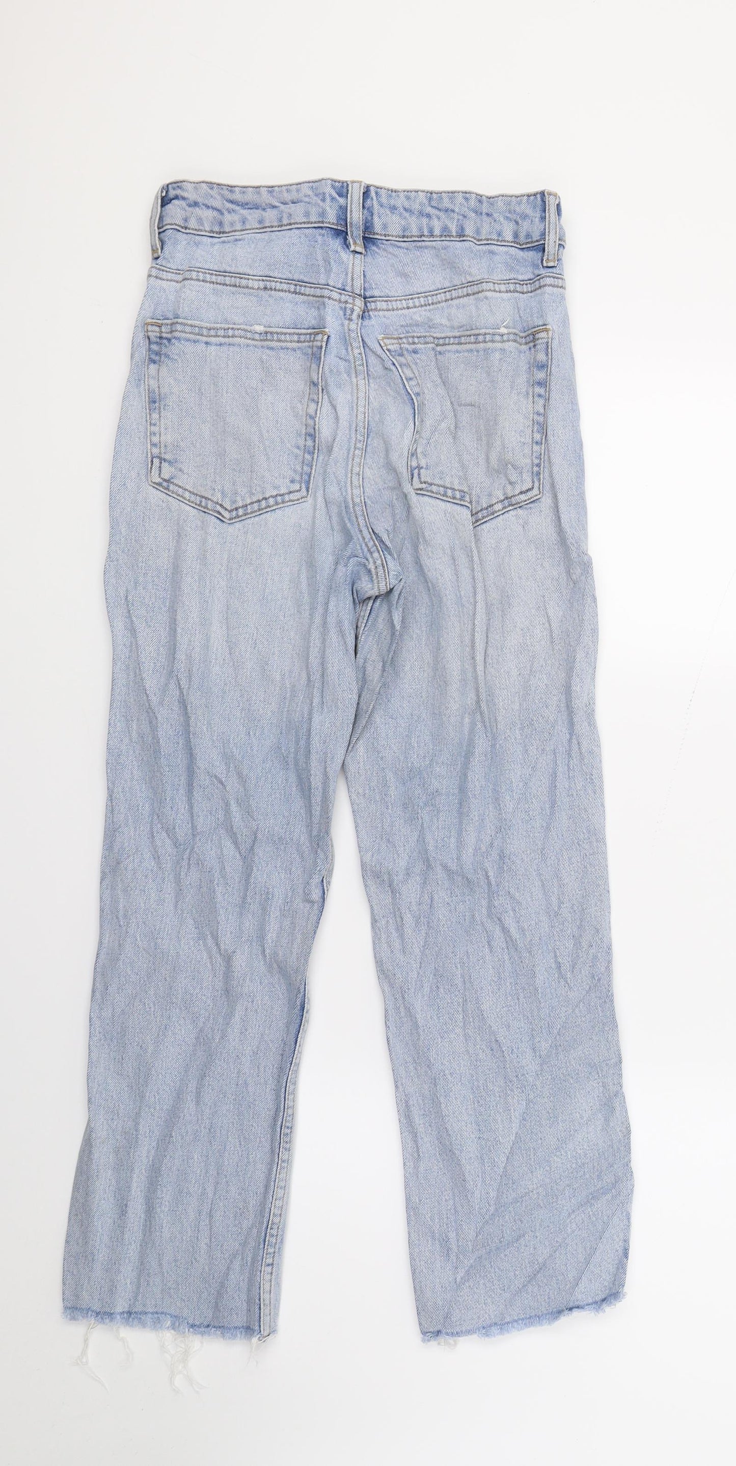 Topshop Womens Blue  Denim Cropped Jeans Size 27 in L22 in