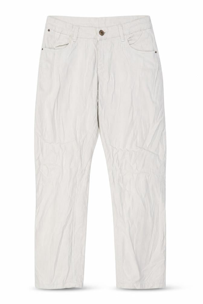 Topshop Womens White  Denim Cropped Jeans Size 28 in L20 in