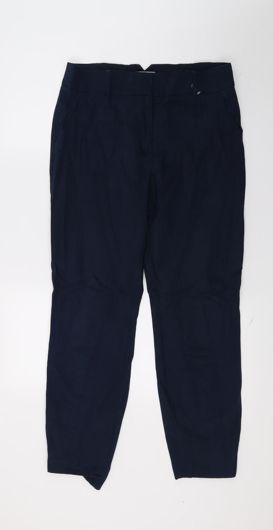 Papaya Womens Blue   Trousers  Size 12 L24 in