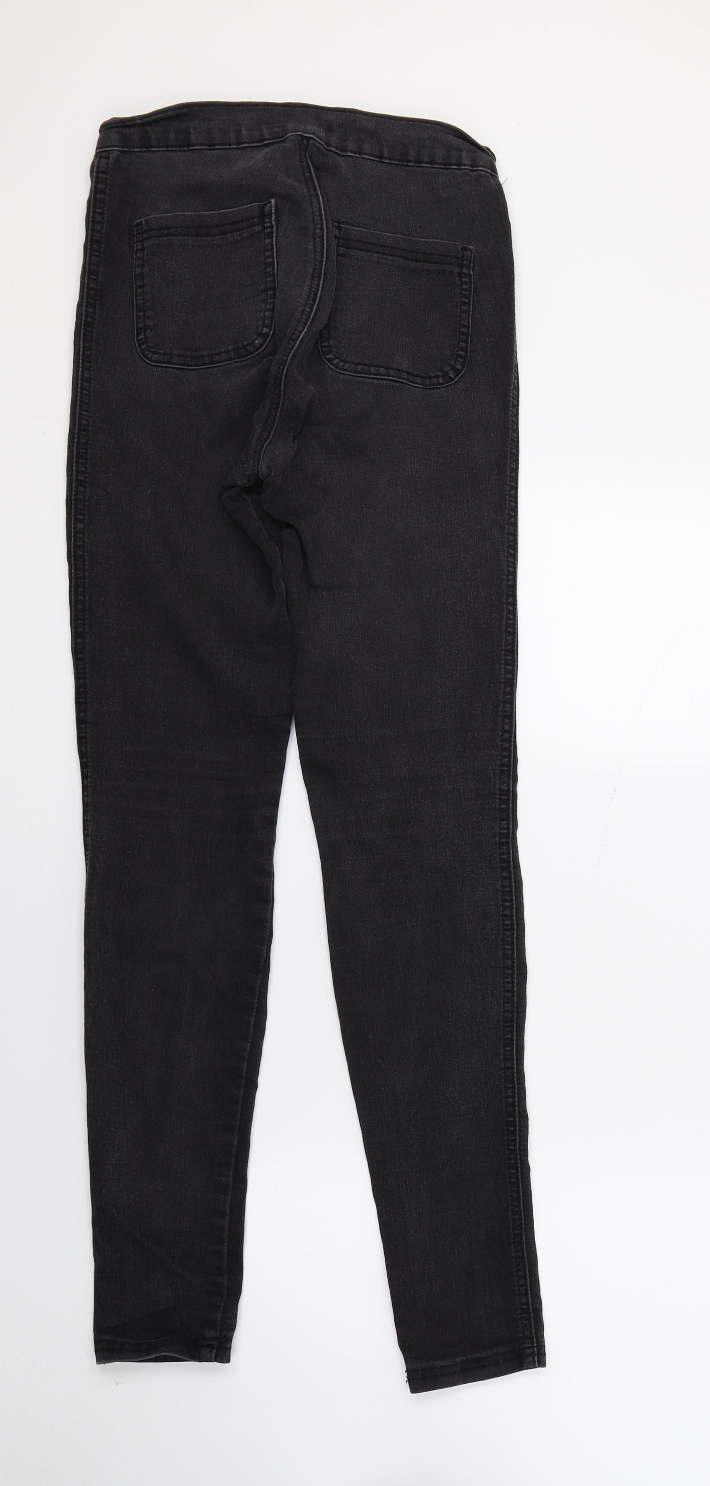 The rockin rev Womens Black  Denim Skinny Jeans Size 8 L27 in
