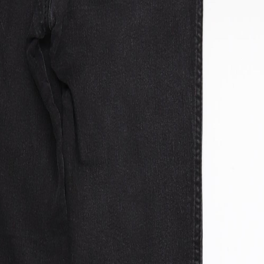 The rockin rev Womens Black  Denim Skinny Jeans Size 8 L27 in