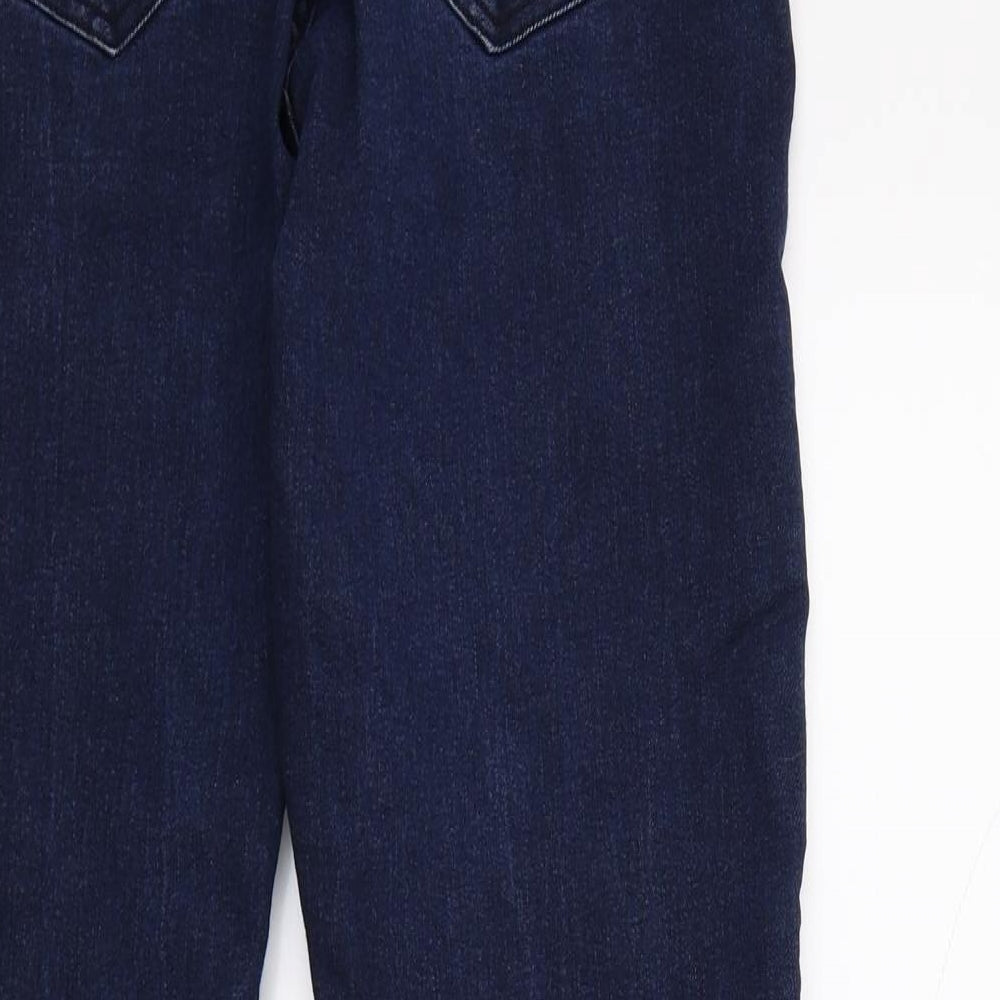 Preworn Womens Blue  Denim Skinny Jeans Size 30 in L26 in