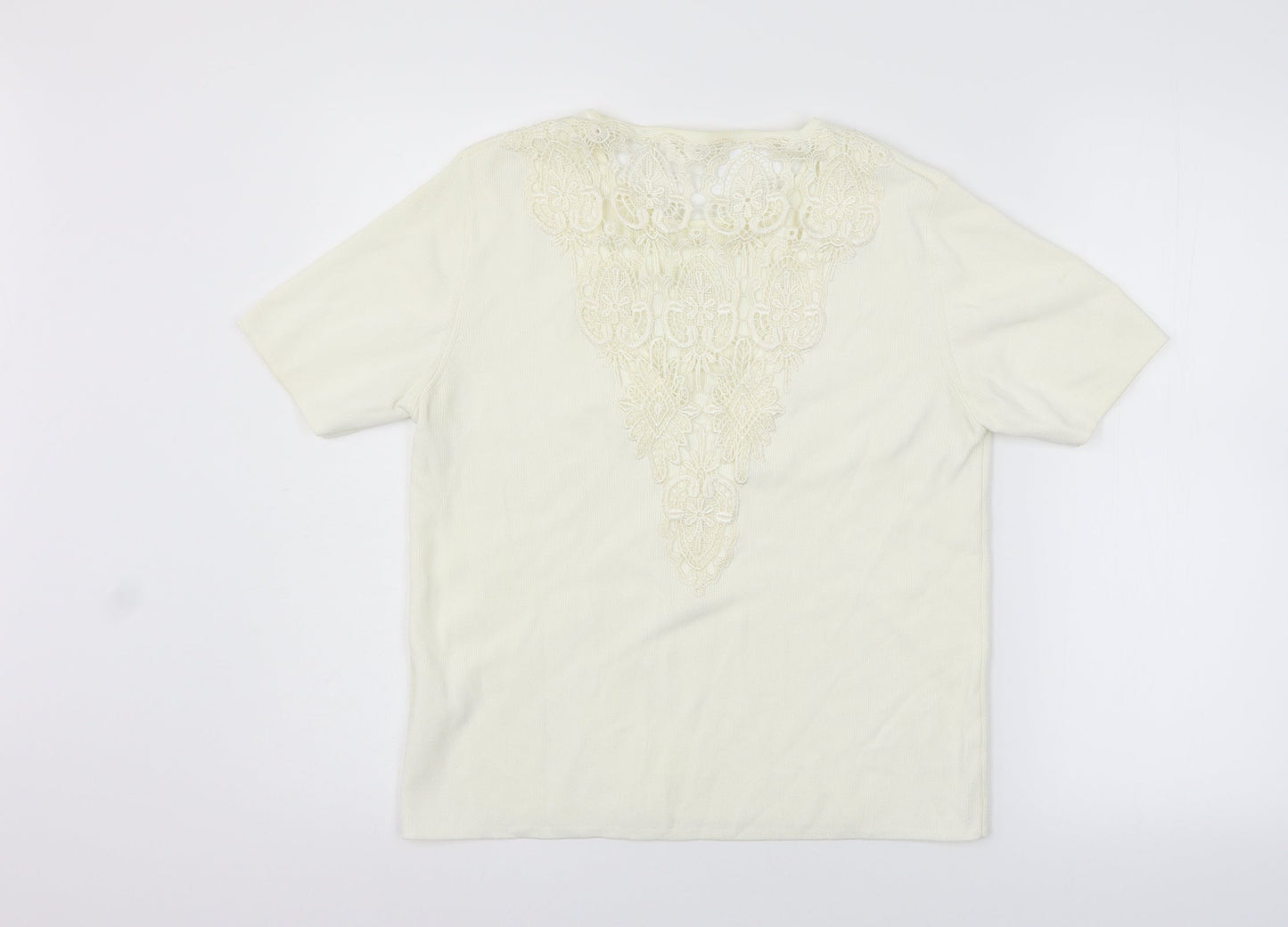 Preworn Womens Yellow   Basic T-Shirt Size M