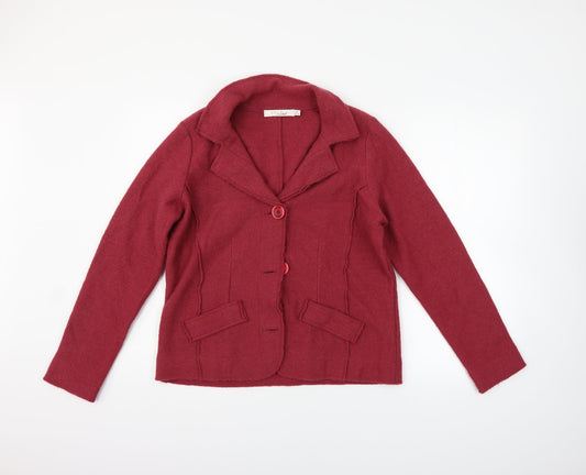 EWM Womens Pink   Jacket Coat Size M