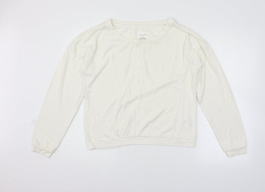 Boux Womens White   Pullover Jumper Size 14
