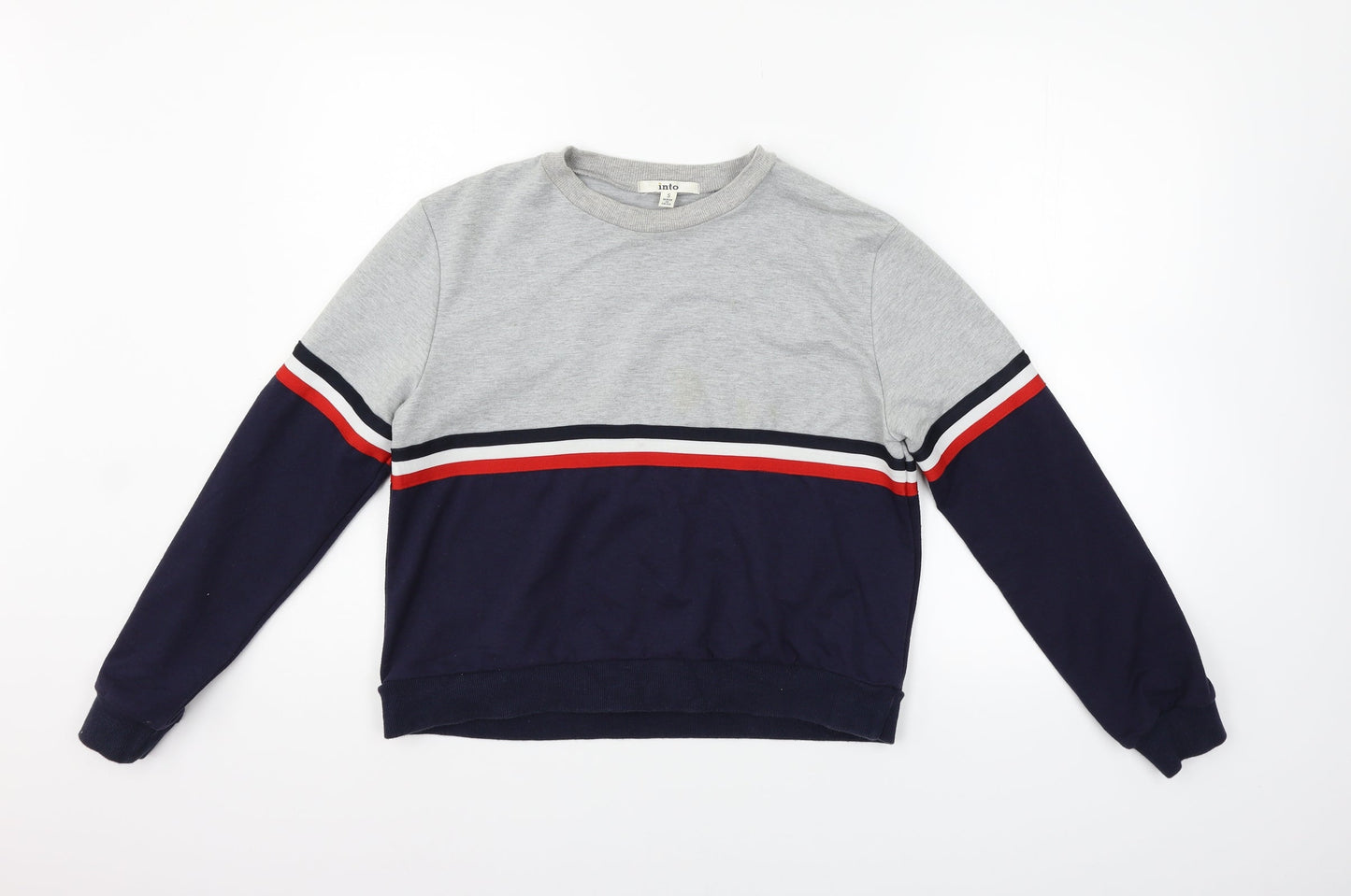 into  Mens Grey   Henley Jumper Size S