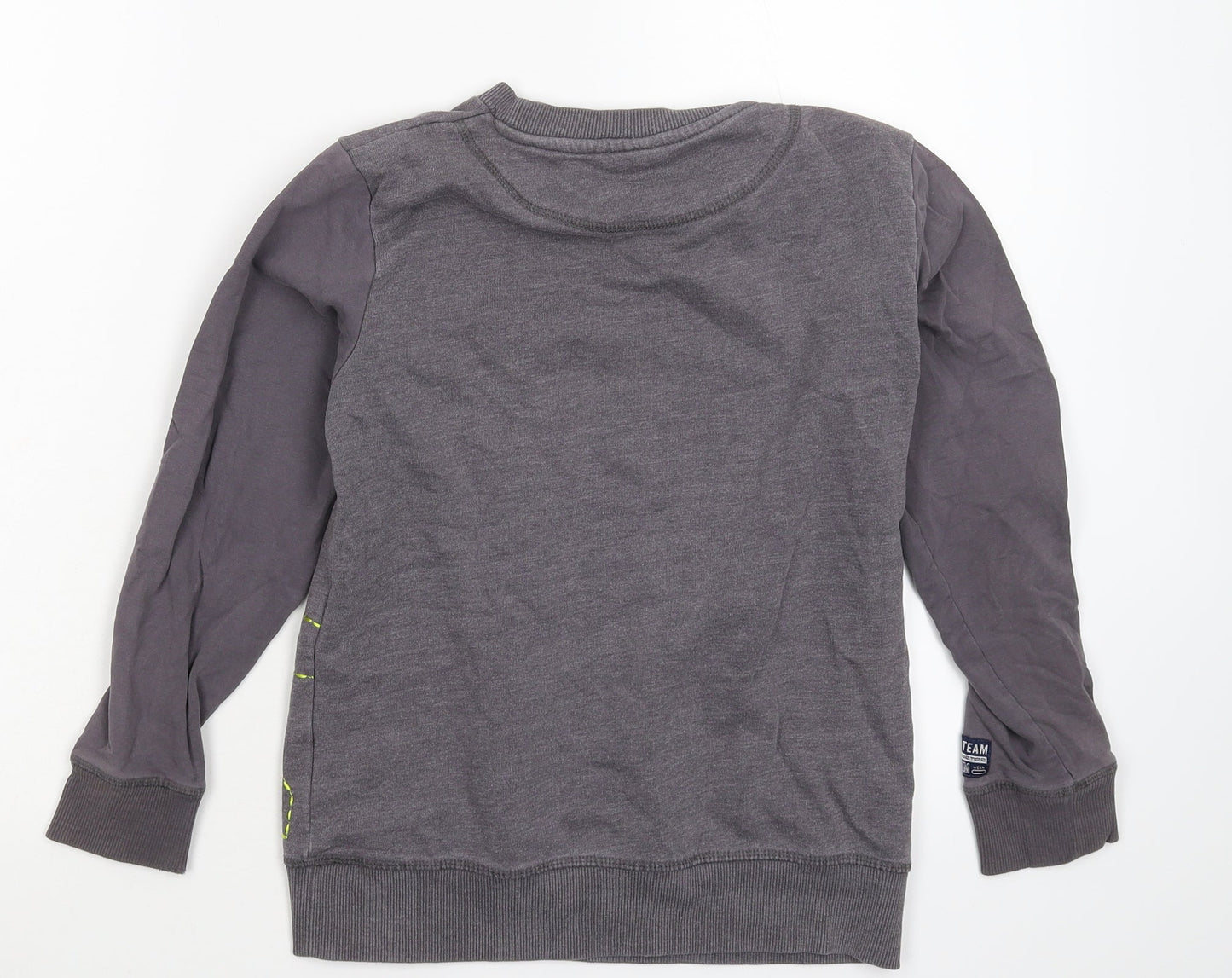 name it Boys Grey   Pullover Sweatshirt Size 9-10 Years