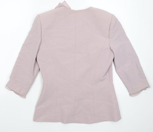 Cameron Blake Womens Pink   Jacket Blazer Size 10