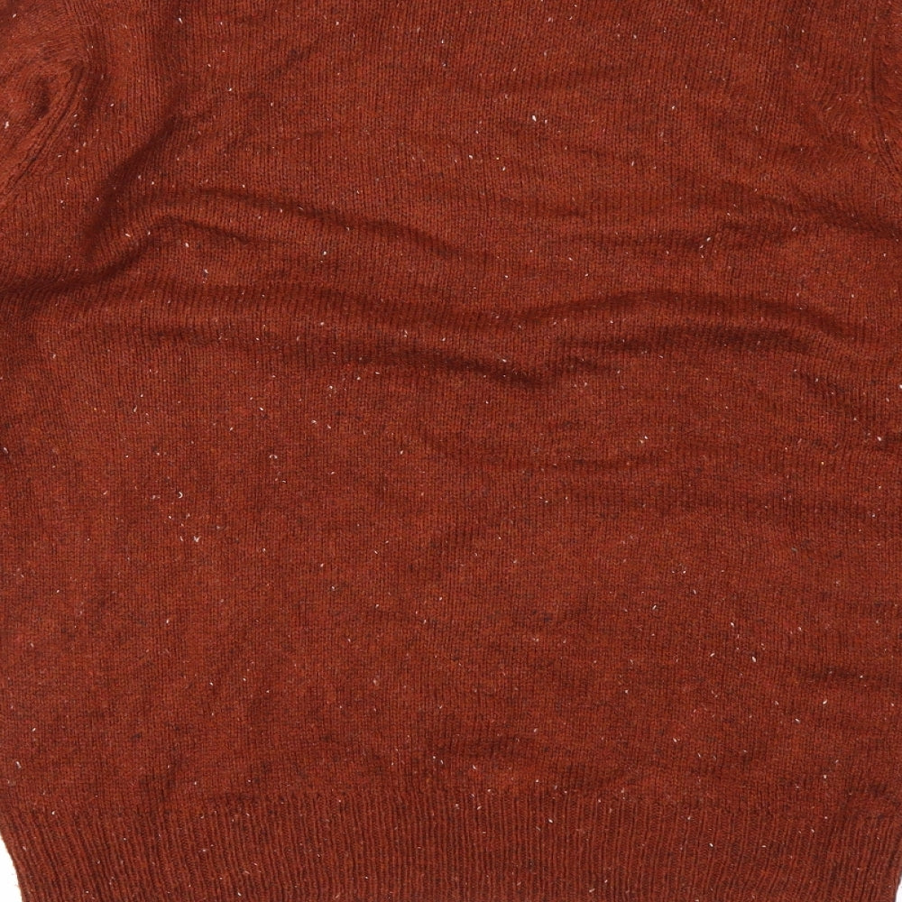 Cedar Wood State Mens Orange   Pullover Jumper Size M