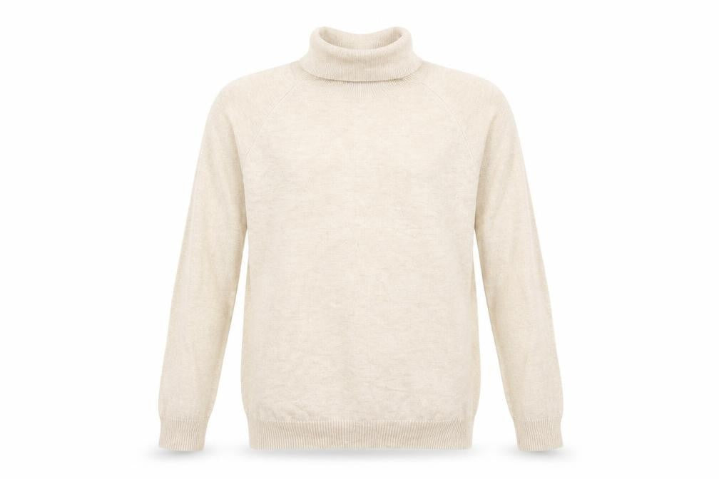 Front view of Sfera women’s beige jumper, size M