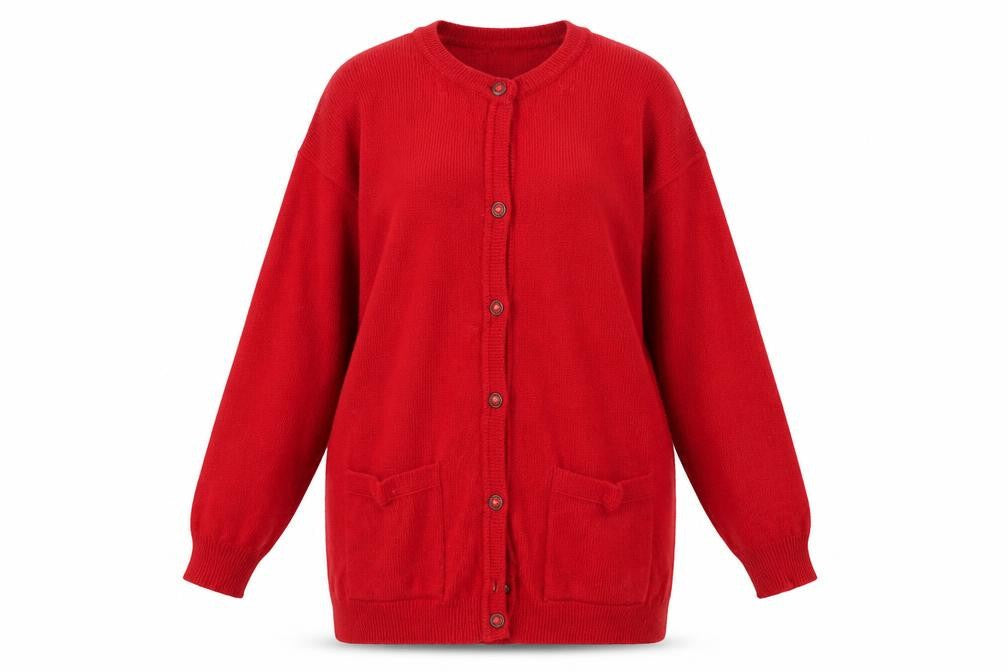 St Michael Womens Red Jacket Coatigan Size 12