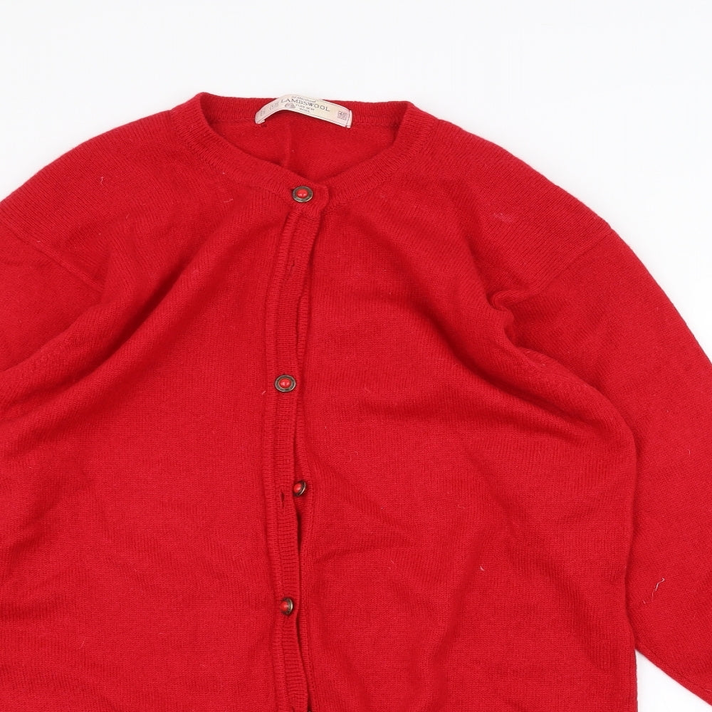 stmichael Womens Red   Jacket Coatigan Size 12