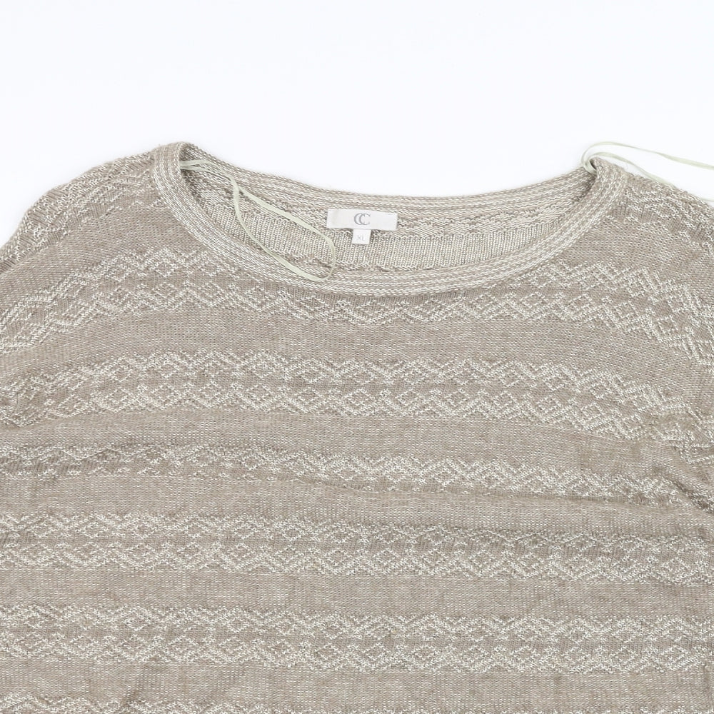 Country Club Womens Brown   Pullover Jumper Size XL