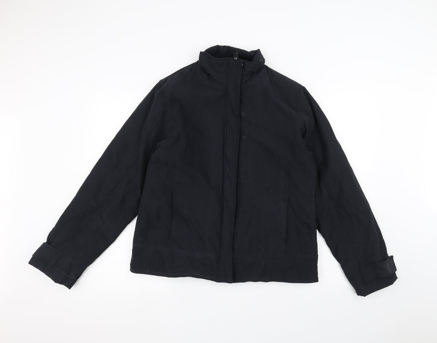 Etam Womens Black   Pea Coat Coat Size 14