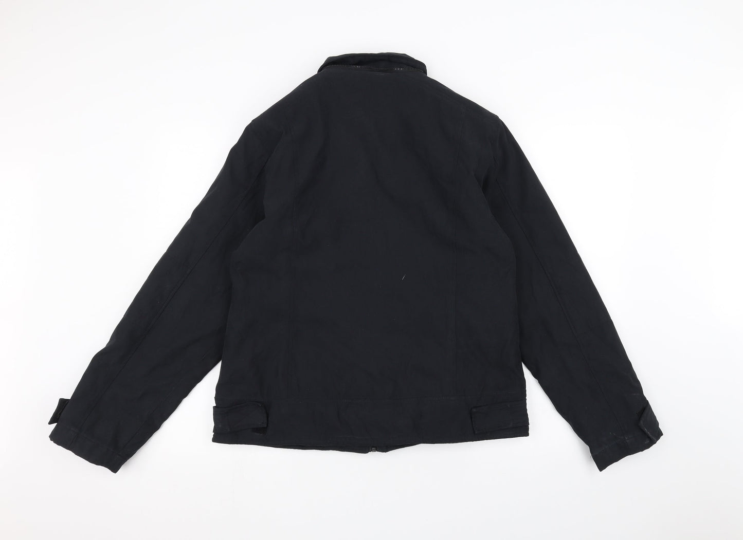 Etam Womens Black   Pea Coat Coat Size 14