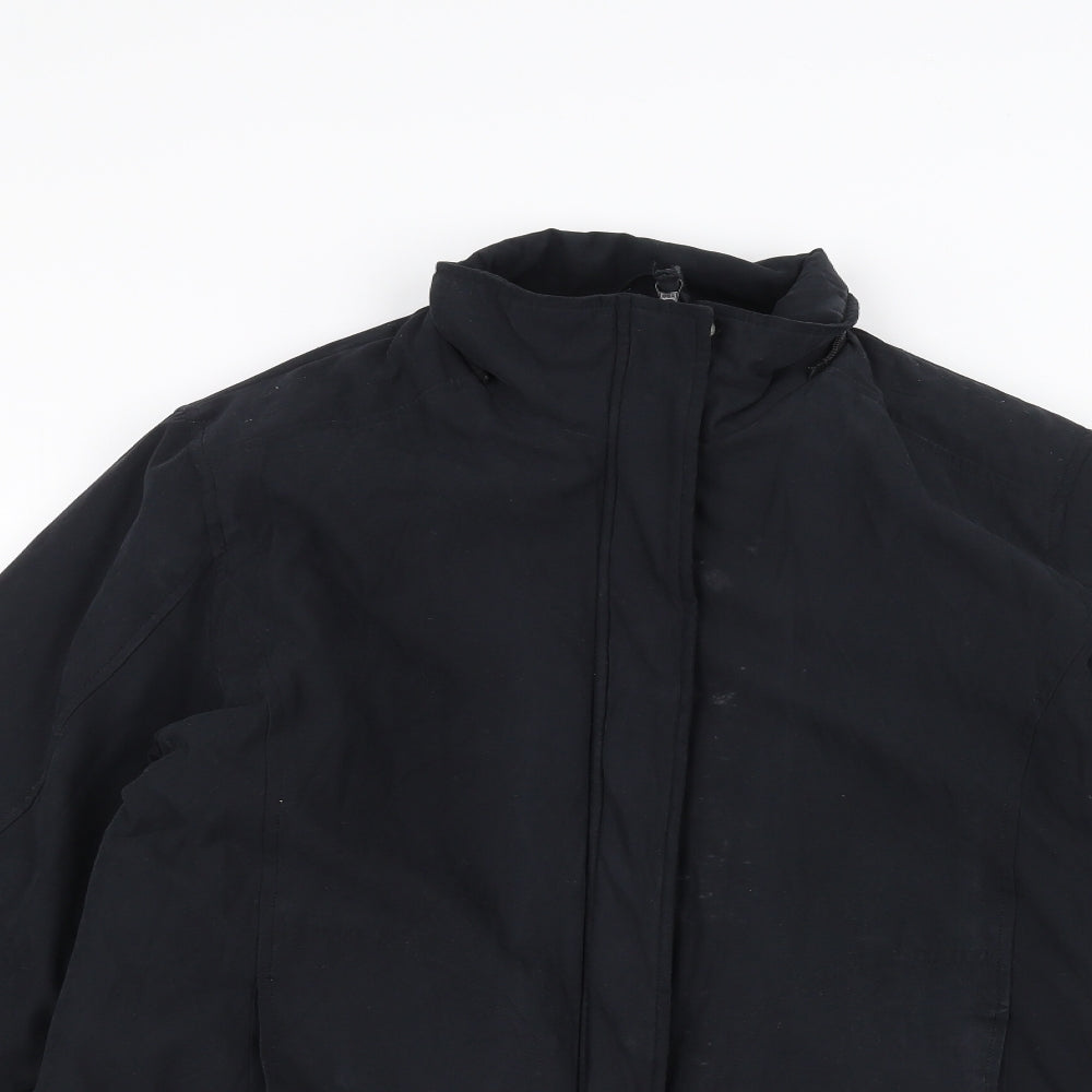 Etam Womens Black   Pea Coat Coat Size 14