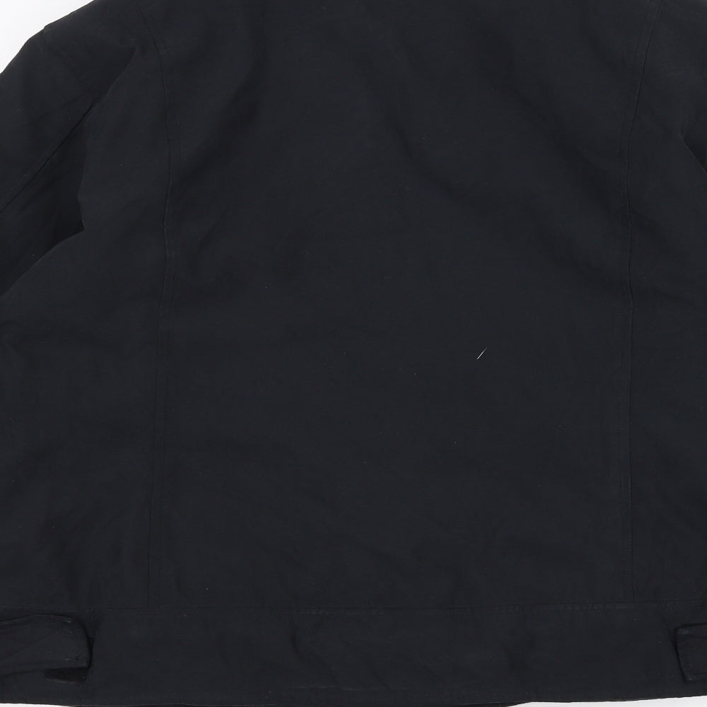 Etam Womens Black   Pea Coat Coat Size 14