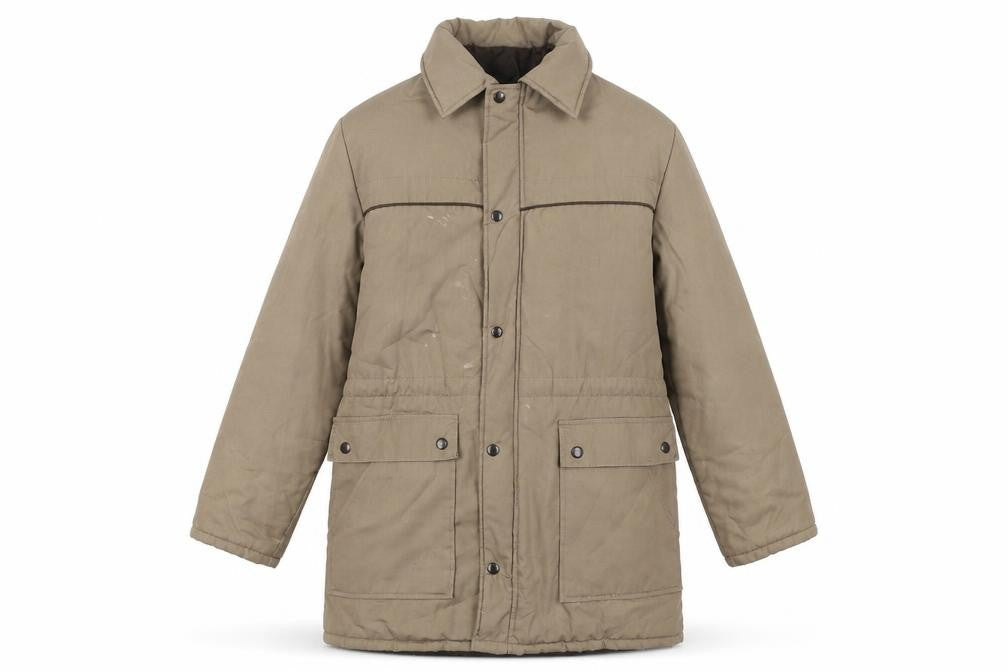 stmichael Mens Brown   Pea Coat Coat Size M